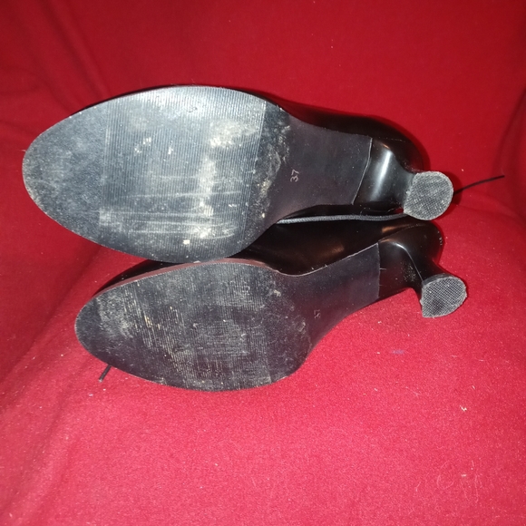 Women's Black Knee High Boots Size 6.5 - Picture 3 of 4